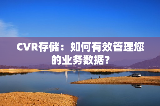 CVR存儲：如何有效管理您的業務數據？